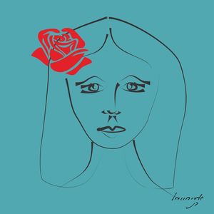 MULHER E FLOR