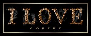 I LOVE COFFEE BLACK