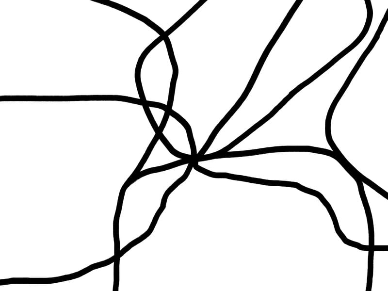 SCANDINAVIAN LINES 0001 - BLACK WHITE