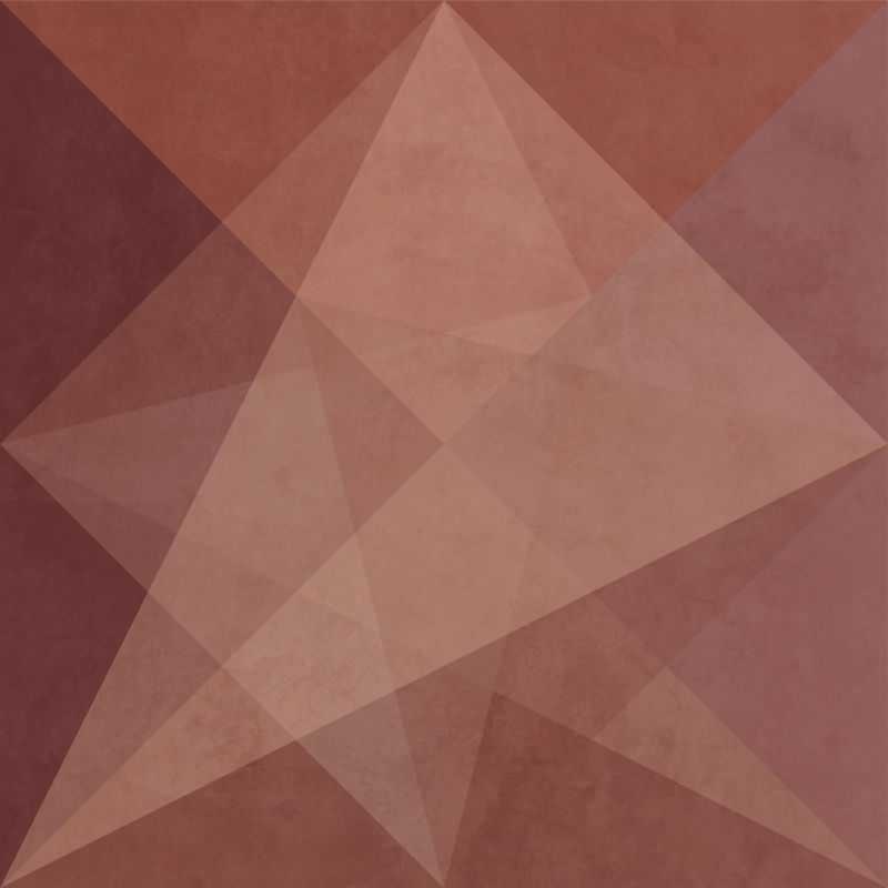 FORMAS GEOMÉTRICAS - VERMELHO E MARROM