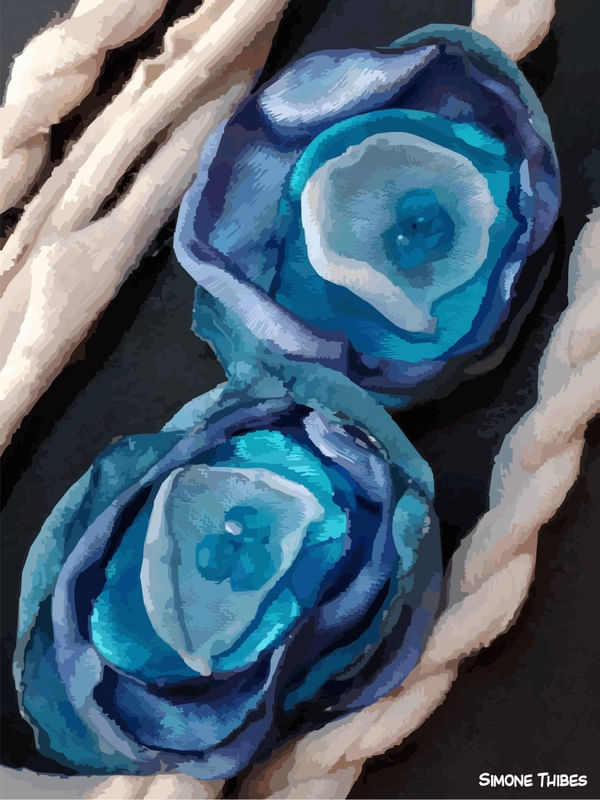 FLORAL AZUL CELESTE 1