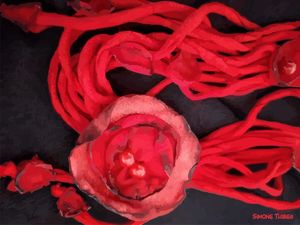FLORAL VERMELHO FOGO 3
