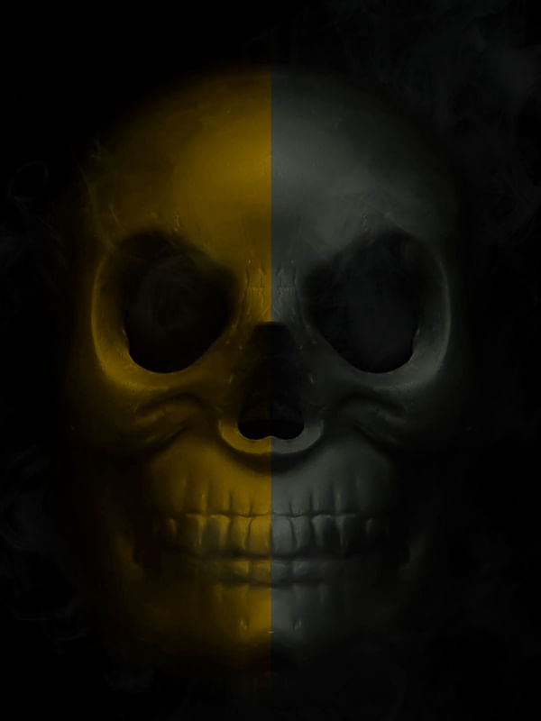 DARK GOLD SKULL