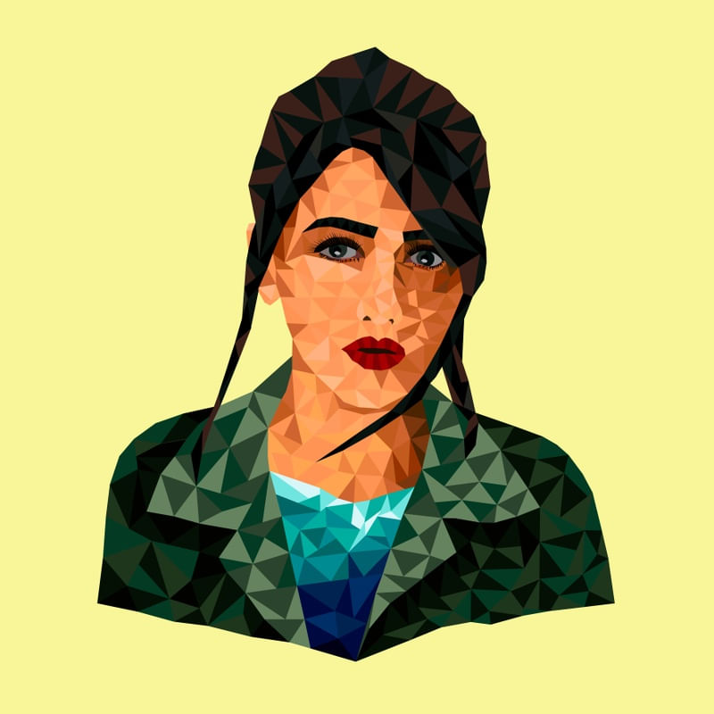 WOMAN II MOSAIC