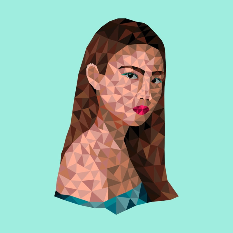 WOMAN III MOSAIC
