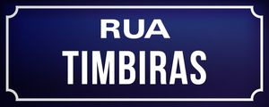 PLACA RUA TIMBIRAS