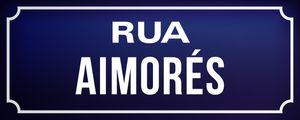 PLACA RUA AIMORÉS