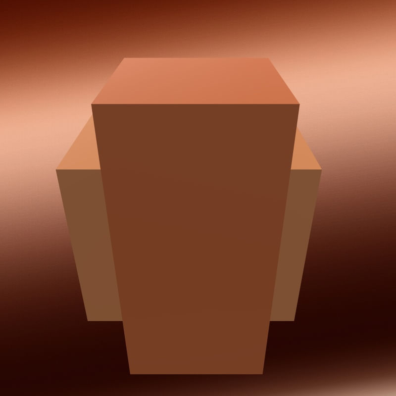 GEOMÉTRICO TERRACOTA 3D 01 ARTISTA GLORIA RIMES