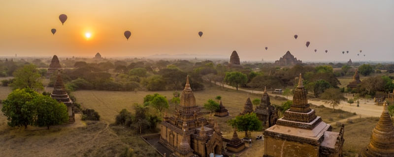 MYANMAR - BAGAN PANORÂMICA