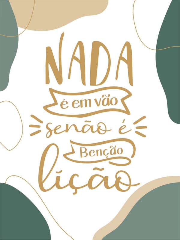BENÇÃO OU LIÇÃO