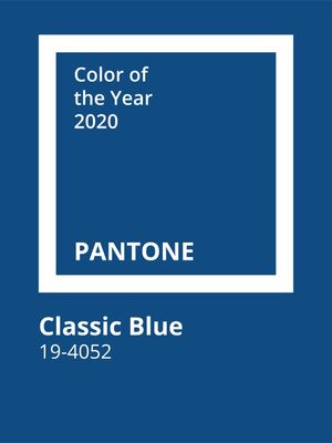 PANTONE - CLASSIC BLUE