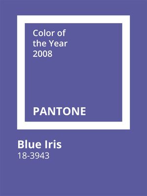 PANTONE BLUE IRIS