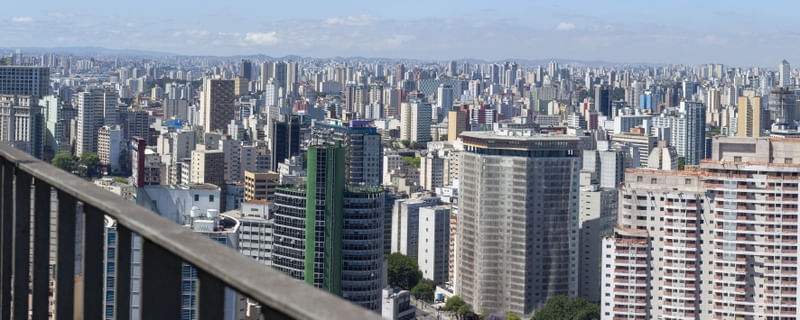 PANORÂMICA PAULISTA DE CIMA DO COPAN 01 - SÉRIE QUÁDRUPLA