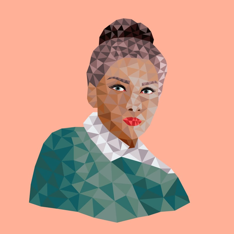 WOMAN V MOSAIC