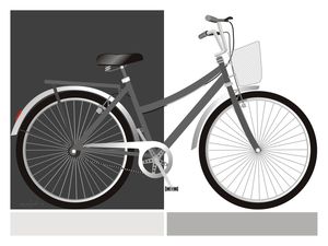 BICICLETA E ARTE GEOMÉTRICA