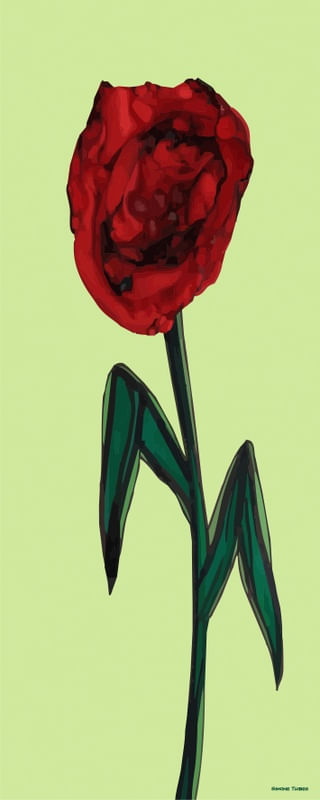 FLORAL ROSA VERMELHA