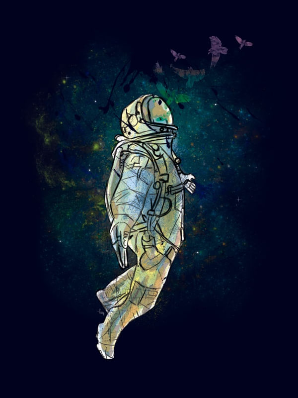 O ASTRONAUTA E OS PÁSSAROS