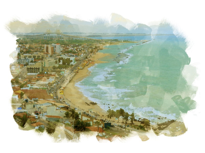 NATAL-RN (PRAIA DO MEIO E PONTE NEWTON NAVARRO).