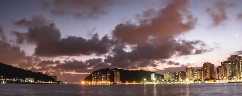ENTARDECER EM SÃO VICENTE - SP