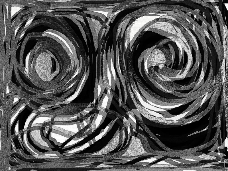 ABSTRATO O TEMPO ARTISTA GLORIA RIMES