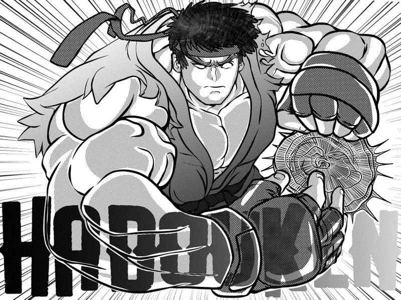 RYU SF POR SANDÁLIA FURADA (RETÍCULAS)