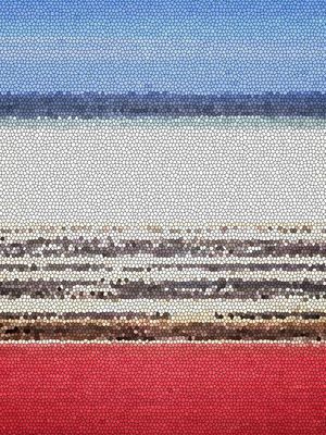 VIOLET HORIZON VERTICAL II TRIPTICO