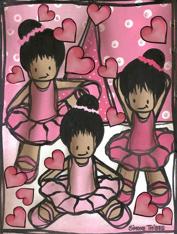 PEQUENAS BAILARINAS - CORAÇÕES