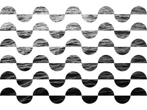POP GRAY WAVES I