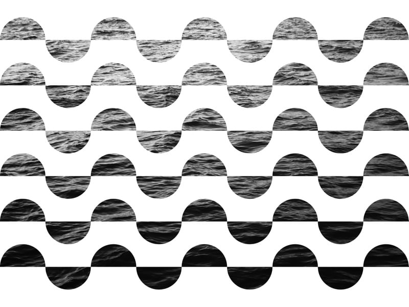 POP GRAY WAVES I
