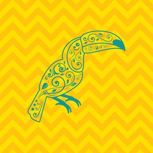 FLORAL BIRD I