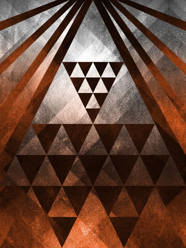 GRUNGE TRIANGLES I