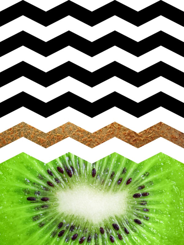 TROPICAL CHEVRON - KIWI