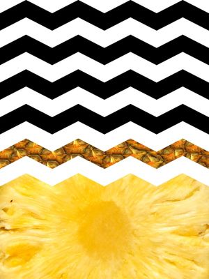 TROPICAL CHEVRON - PINEAPPLE