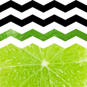 TROPICAL CHEVRON - LEMON