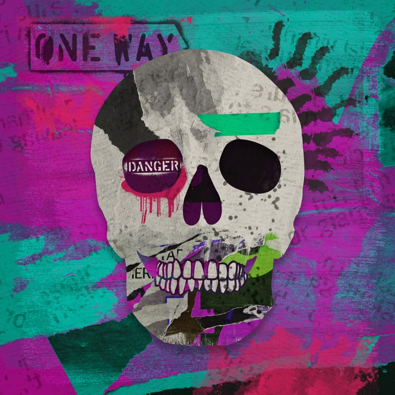 COLLAGE SKULL III