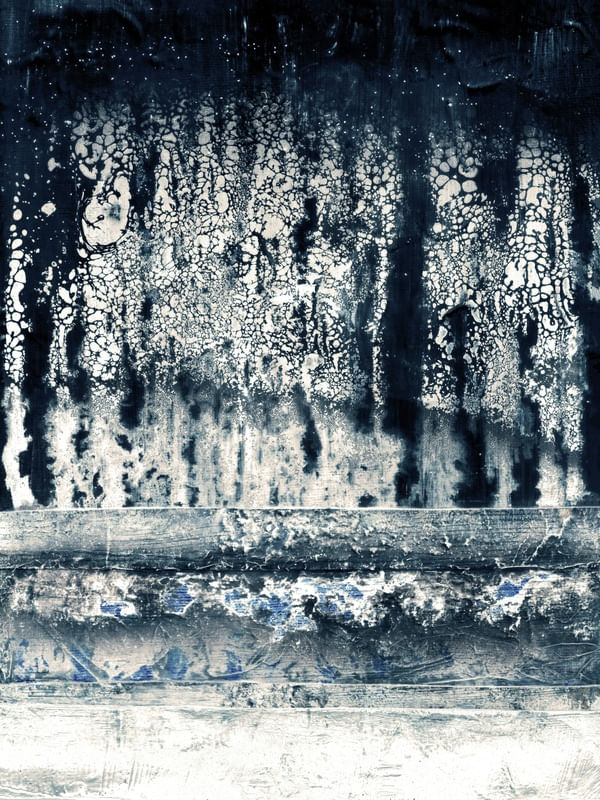 IN RETROSPECT 9, ABSTRATO MODERNO GRAFITE PINTURA