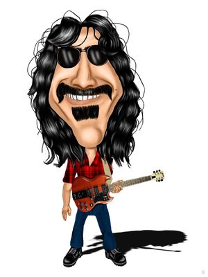 FRANK ZAPPA CARICATURA