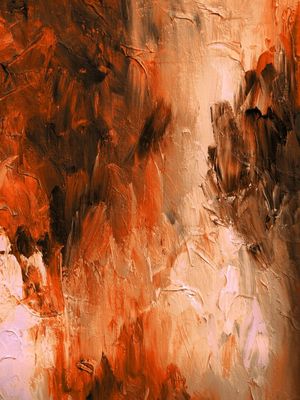 FLOCK 3, PENAS DE PÁSSARO RESPINGO ABSTRATO PINTURA