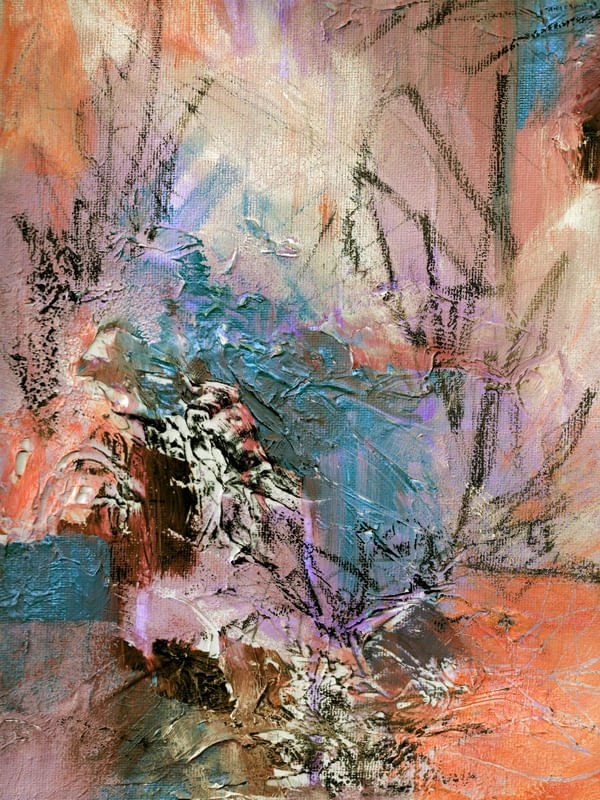 CAUSE AND EFFECT 2, PESSEGO ABSTRATO SKETCH PINTURA