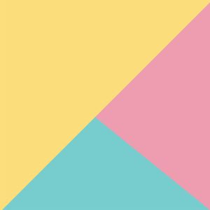 MODERN YELLOW AND BLUE ABSTRACT