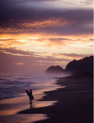 SURF PLAYA HERMOSA RETRATO