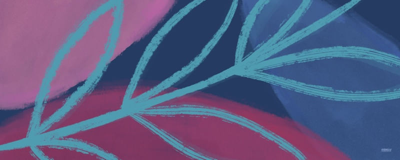 FOLHAGENS AZUL