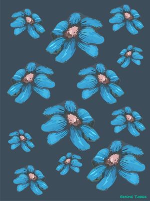 FLOR AZUL 6 - SIMONE THIBES