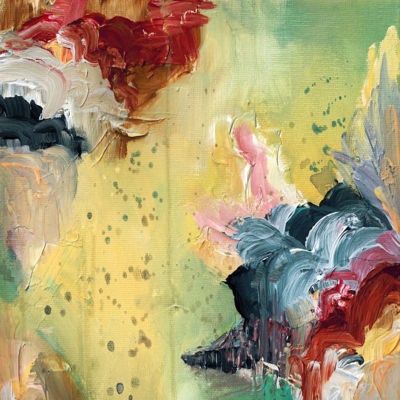 METAMORPHOSIS 1, FLORAIS ABSTRATO MODERNO PINTURA