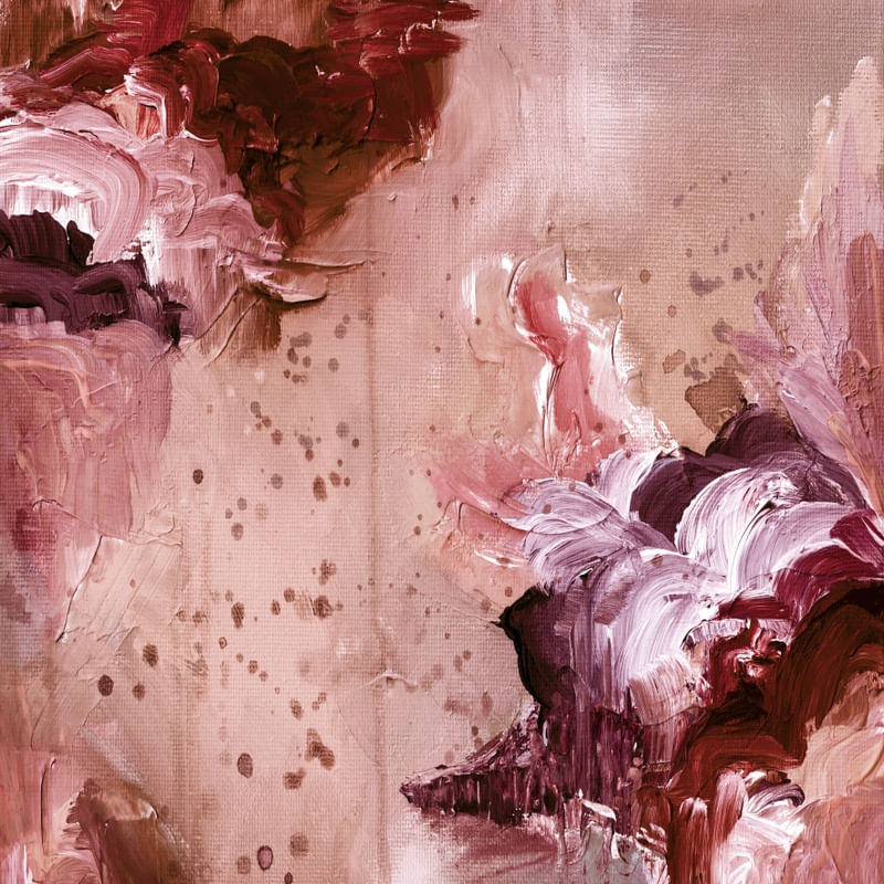 METAMORPHOSIS 9, FLORAIS ABSTRATO MODERNO PINTURA