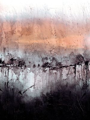NIGHTFALL 2, ABSTRATO URBANO MODERNO PINTURA