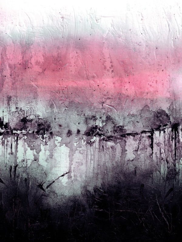 NIGHTFALL 3, ABSTRATO URBANO MODERNO PINTURA