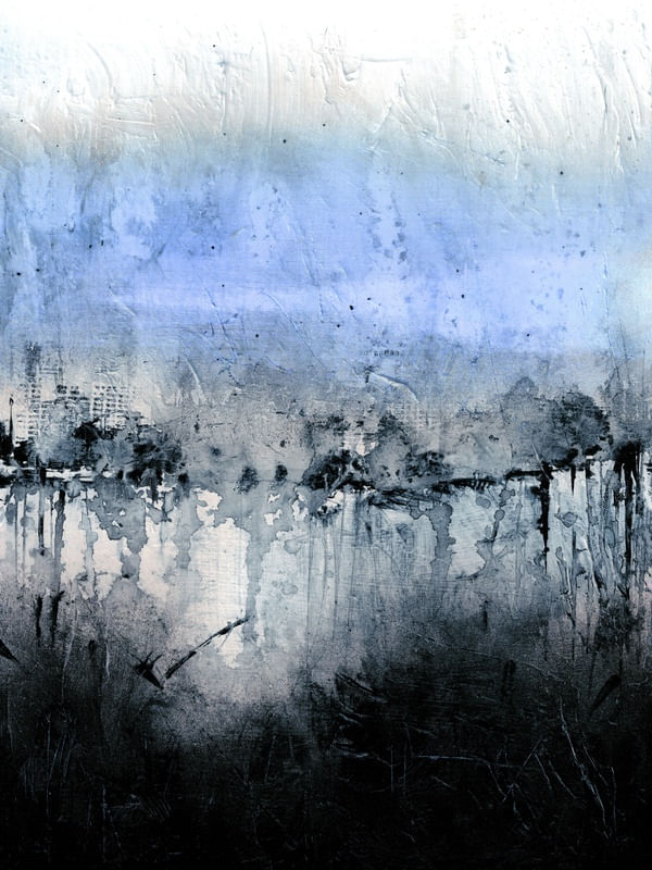 NIGHTFALL 5, ABSTRATO URBANO MODERNO PINTURA