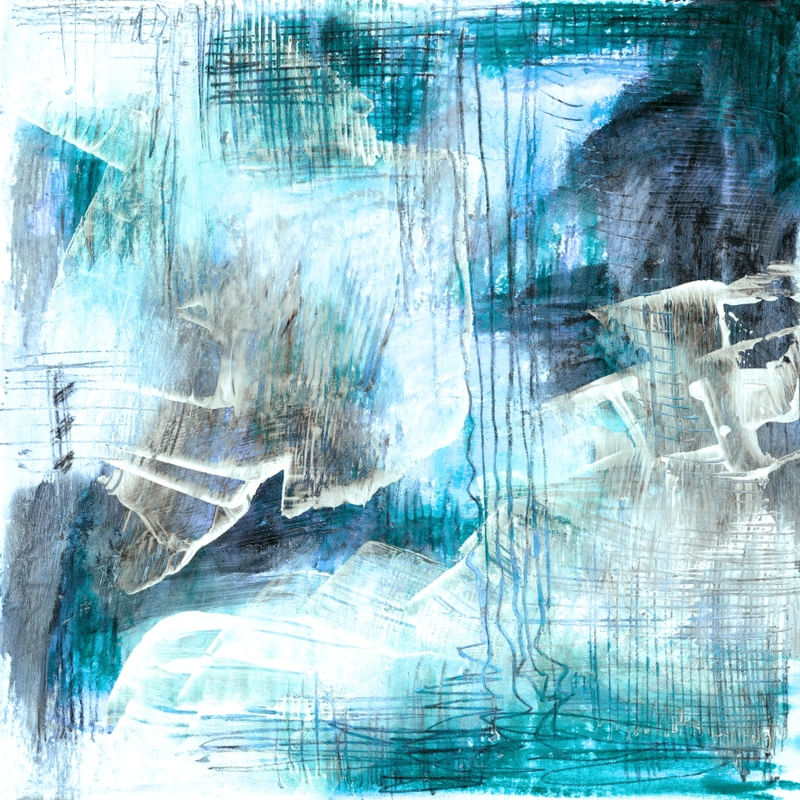 NATURAL RHYTHM 4, ABSTRATO MODERNO PINTURA