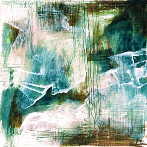 NATURAL RHYTHM 6, ABSTRATO MODERNO PINTURA